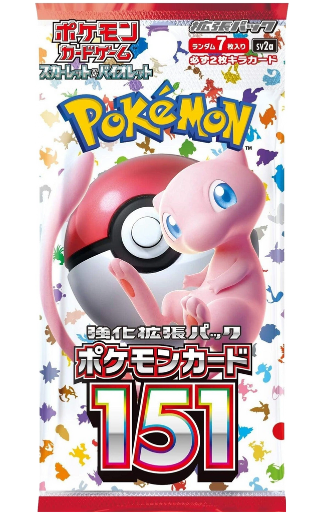 Pokemon TCG - Scarlet & Violet - 151 (SV2a) - Booster Pack (Japansk)