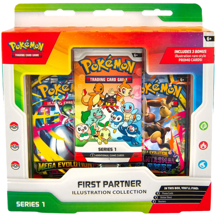 Pokemon TCG - First Partner Illustration Collection - Series 1 (Engelsk)