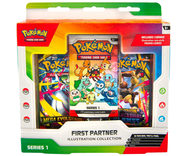 Pokemon TCG - First Partner Illustration Collection - Series 1 (Engelsk)