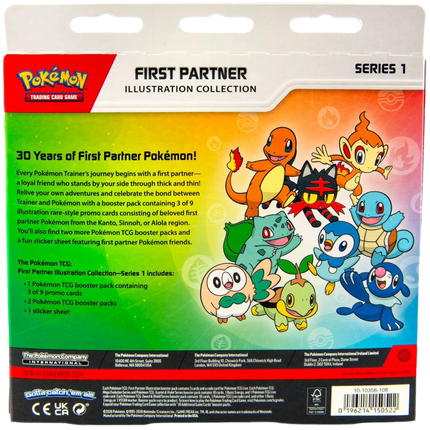 Pokemon TCG - First Partner Illustration Collection - Series 1 (Engelsk)