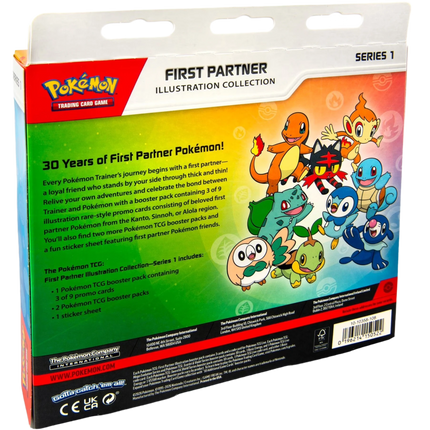 Pokemon TCG - First Partner Illustration Collection - Series 1 (Engelsk)