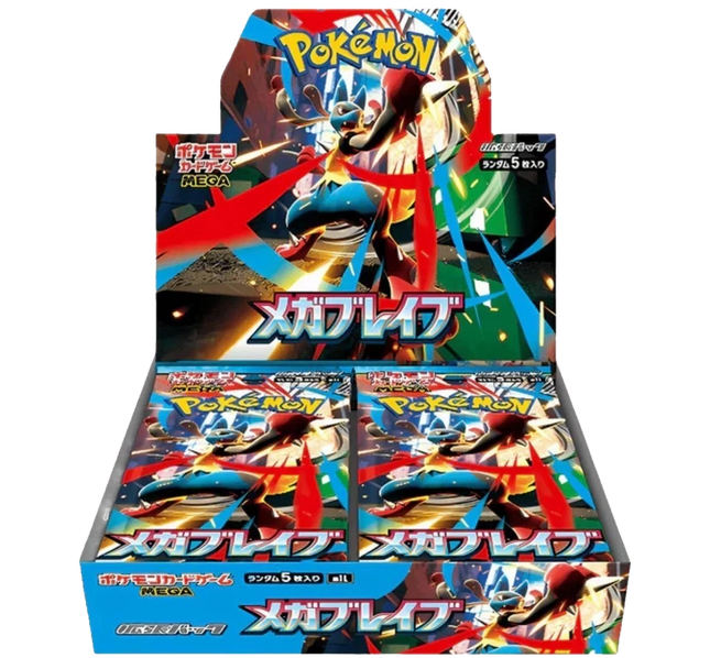 Pokemon TCG - Mega Evolution - Mega Brave (M1L) - Booster Box (Japansk)