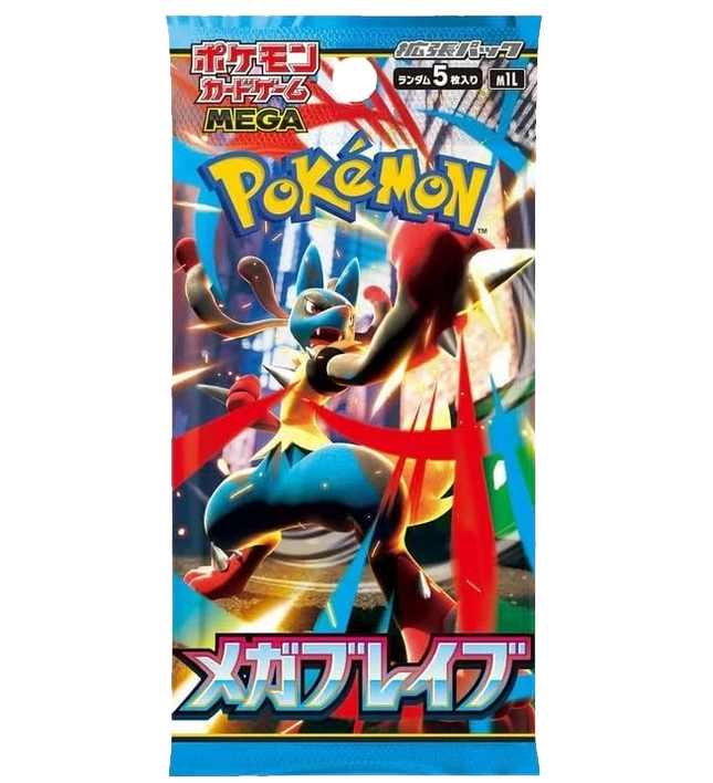 Pokemon TCG - Mega Evolution - Mega Brave (M1L) - Booster Pack (Japansk)
