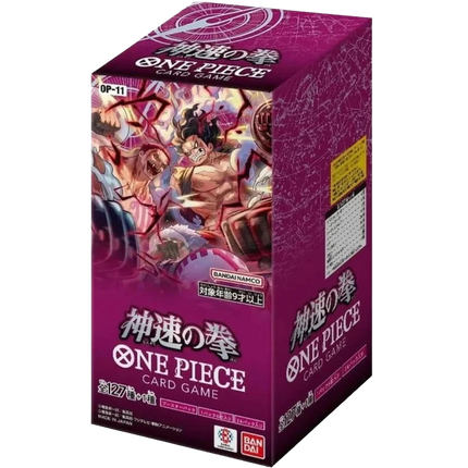 One Piece Card Game - A Fist of Divine Speed (OP-11) - Booster Box (Japansk)
