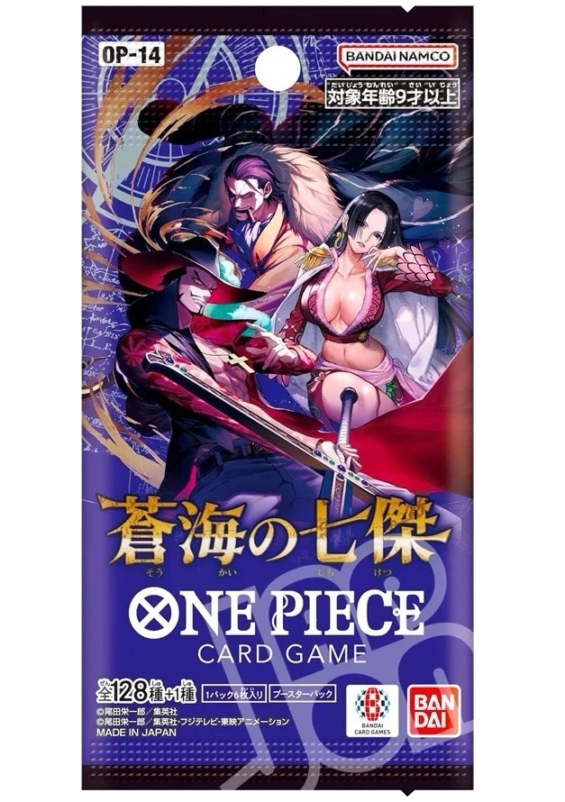 One Piece Card Game - The Azure Sea's Seven (OP-14) - Booster Pack (Japansk)