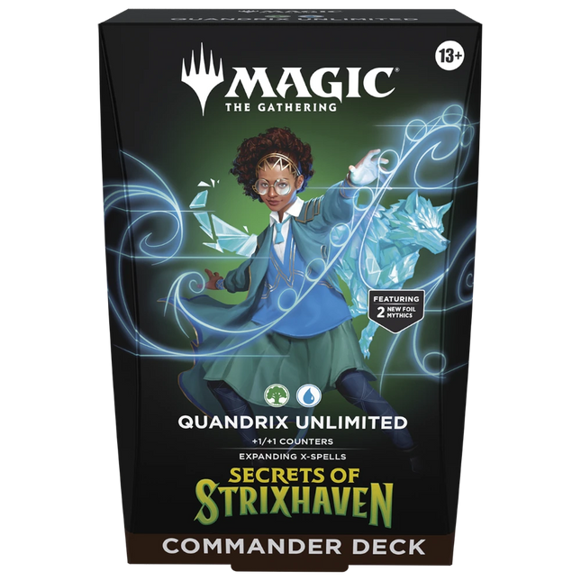 Magic: The Gathering - Secrets of Strixhaven - Quandrix Unlimited Commander Deck (Engelsk)