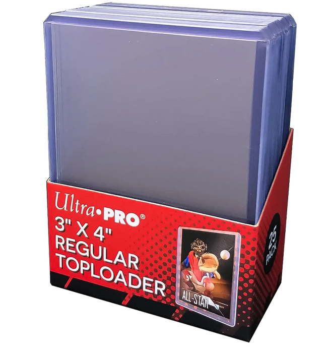 Ultra PRO - Regular Toploaders 3" x 4" (25-pakning)